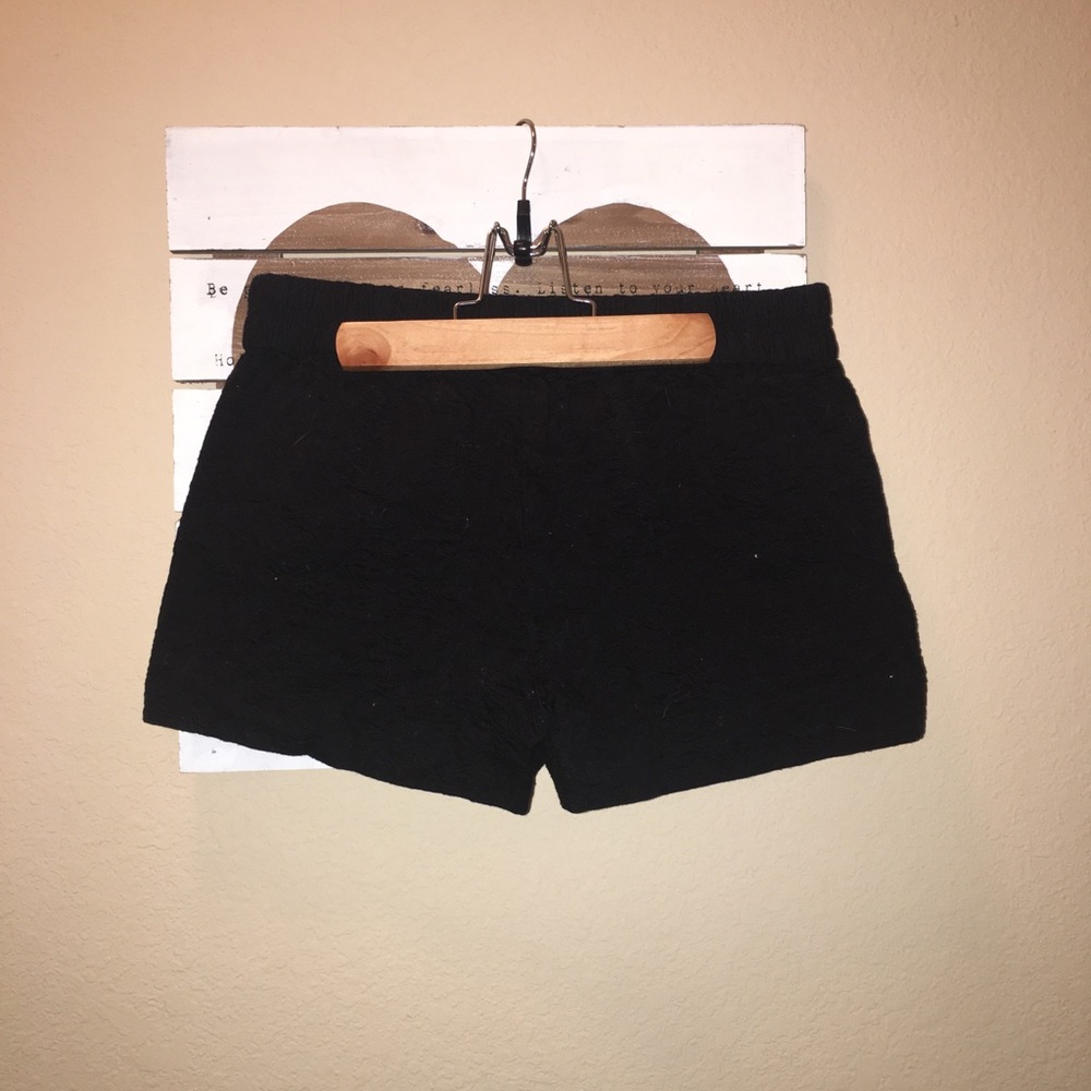Textured black J. Crew shorts